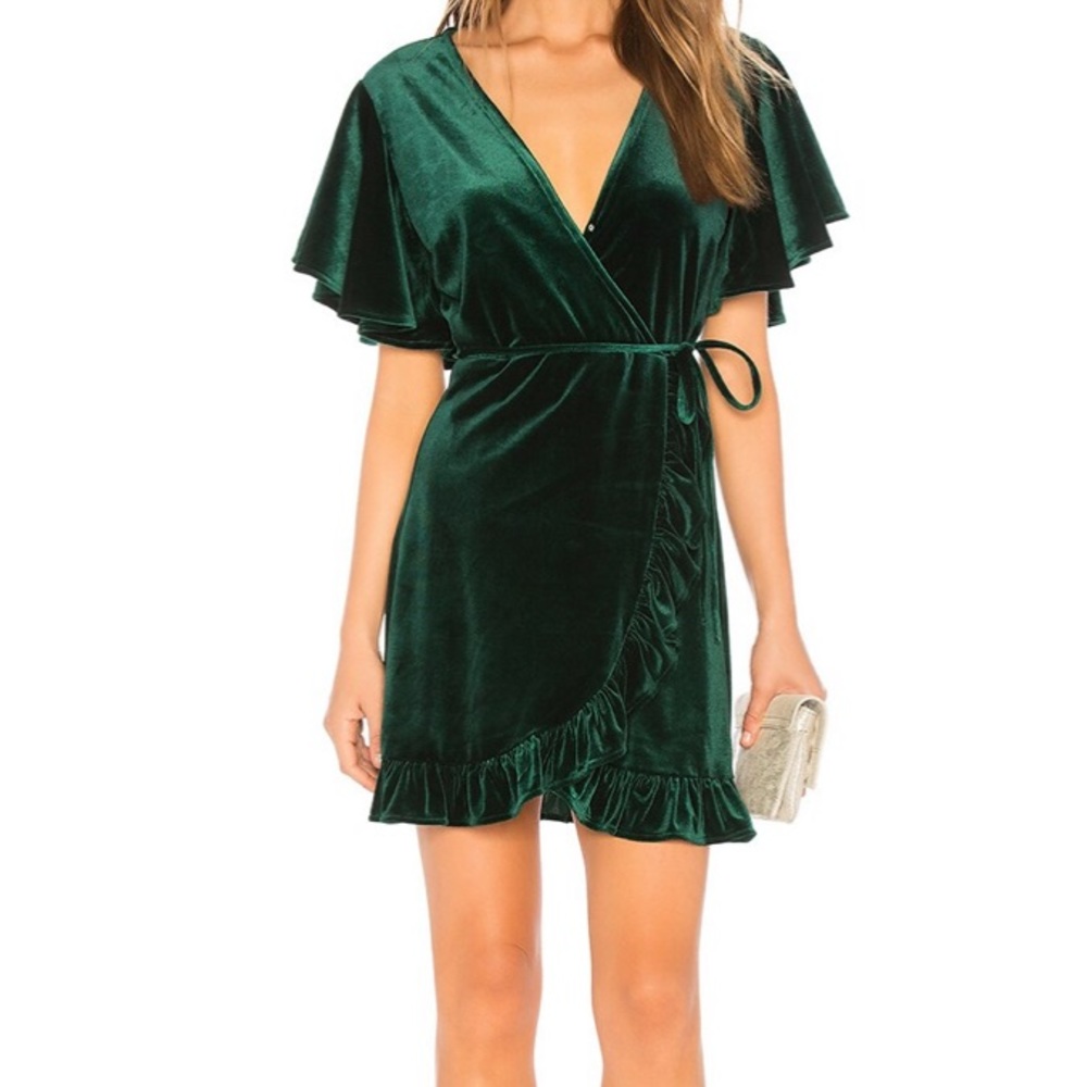 JACK by BB DAKOTA WEST VILLAGE VELVET DRESS